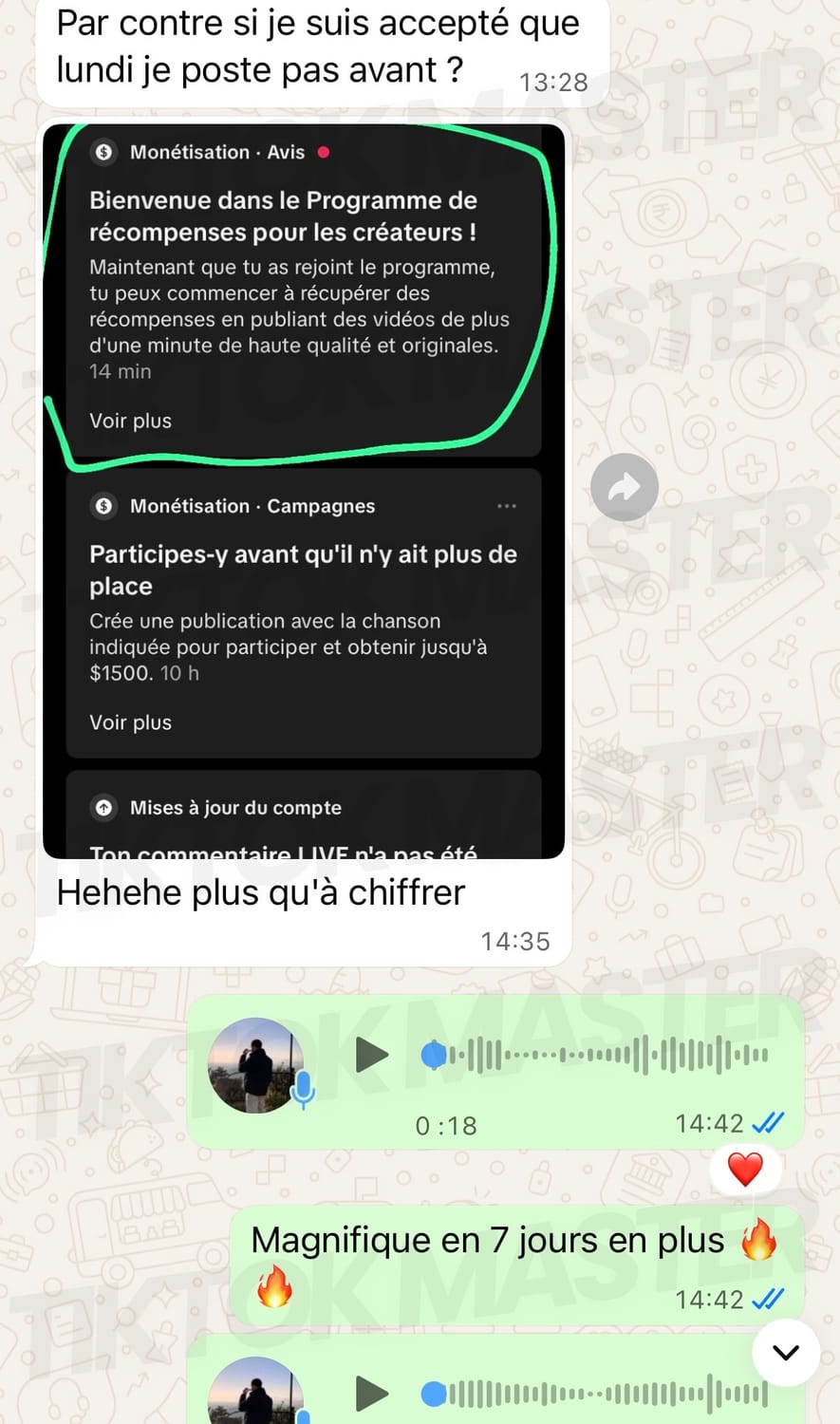 Résultat élève